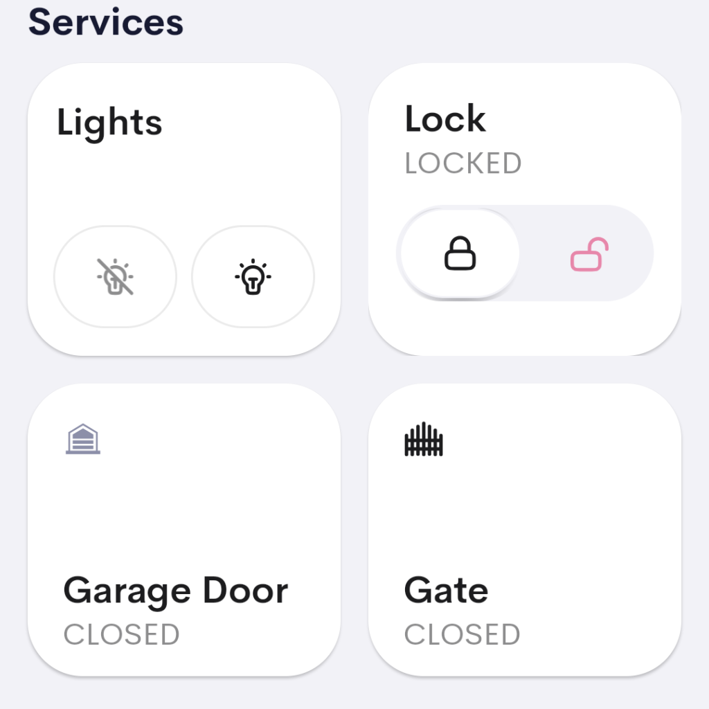 Native UI Tiles for Crestron Home