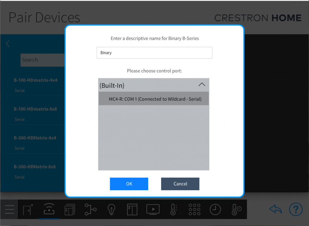 Binary AV Switching Crestron Integration