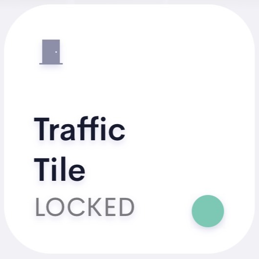 Traffic Light Tile for Crestron Home