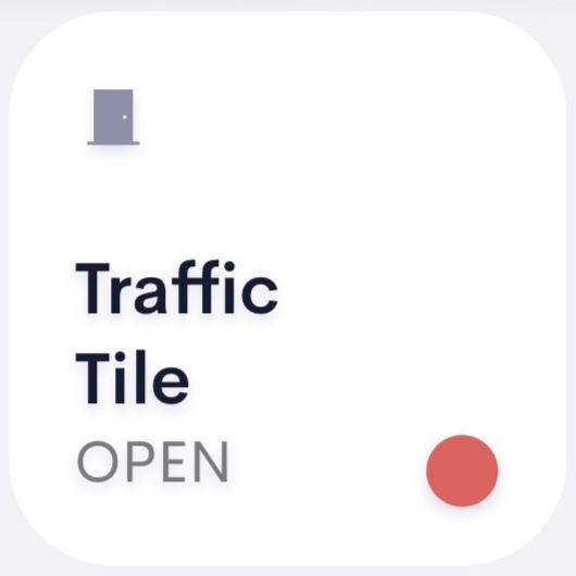 Traffic Light Tile for Crestron Home
