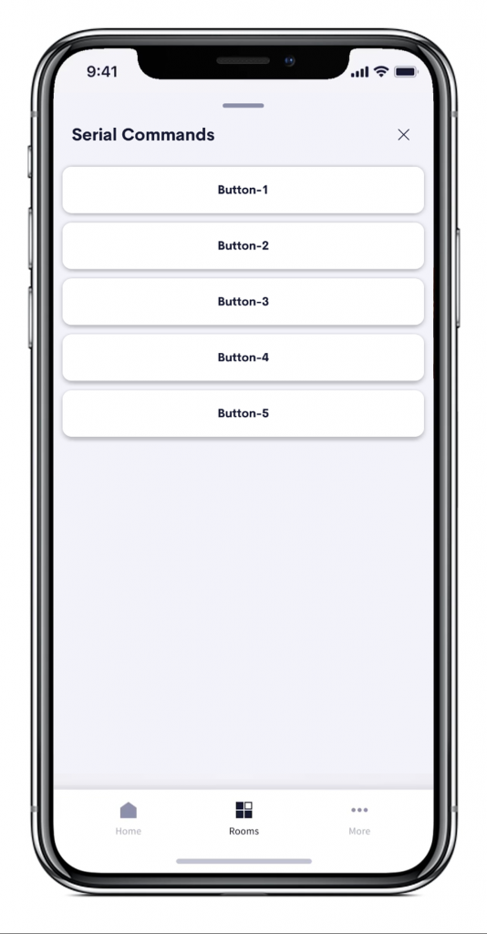 Serial "Wildcard" for Crestron Home
